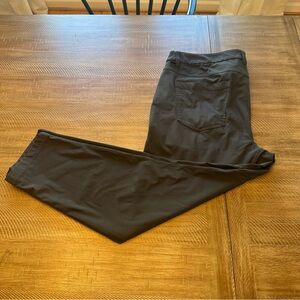 Lululemon Men's ABC Classic Fit Warpstreme 5 Pocket Pants Grey size 38 x 30